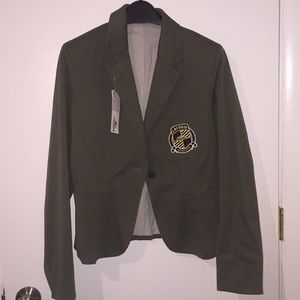 NWT Hunter green Lacoste blazer.